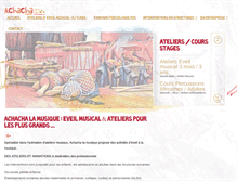 Tablet Screenshot of eveilmusical.net